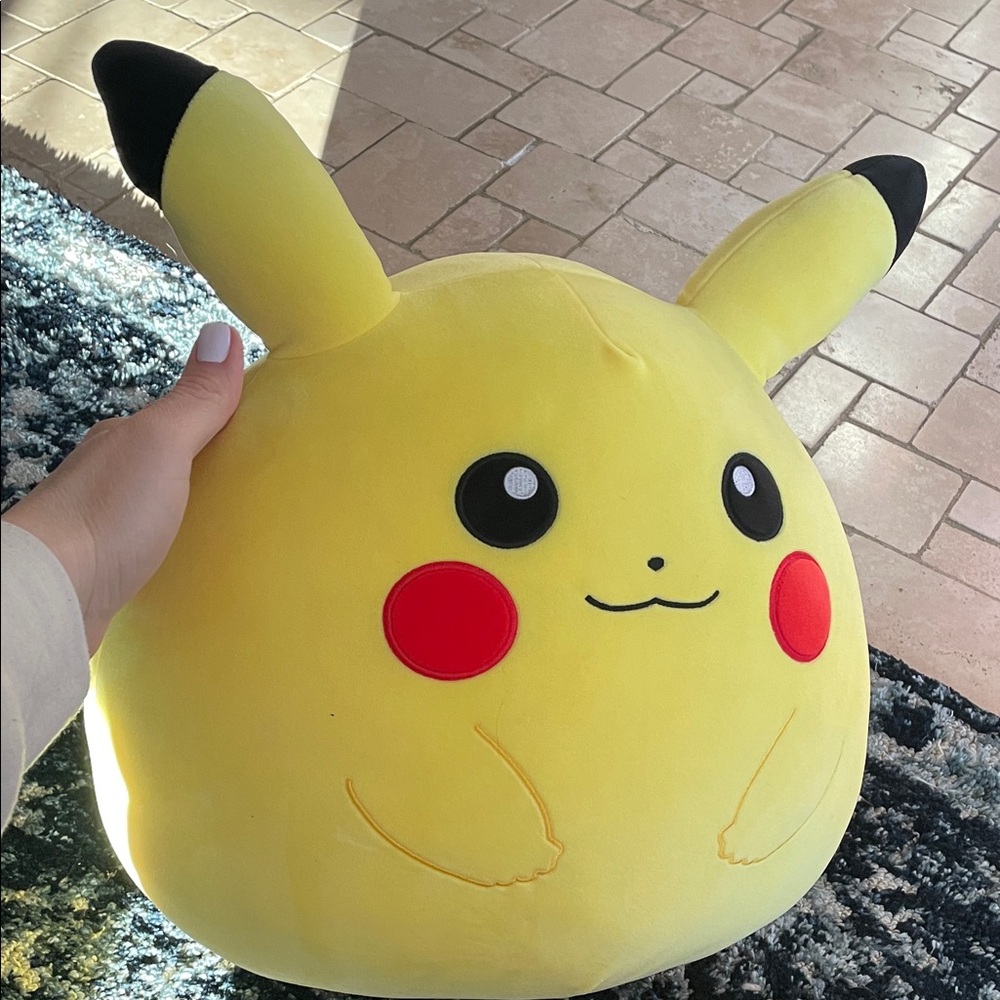 Pokemon GIANT Pikachu Plush SQUISHMALLOW NWT - Picture 8 of 8